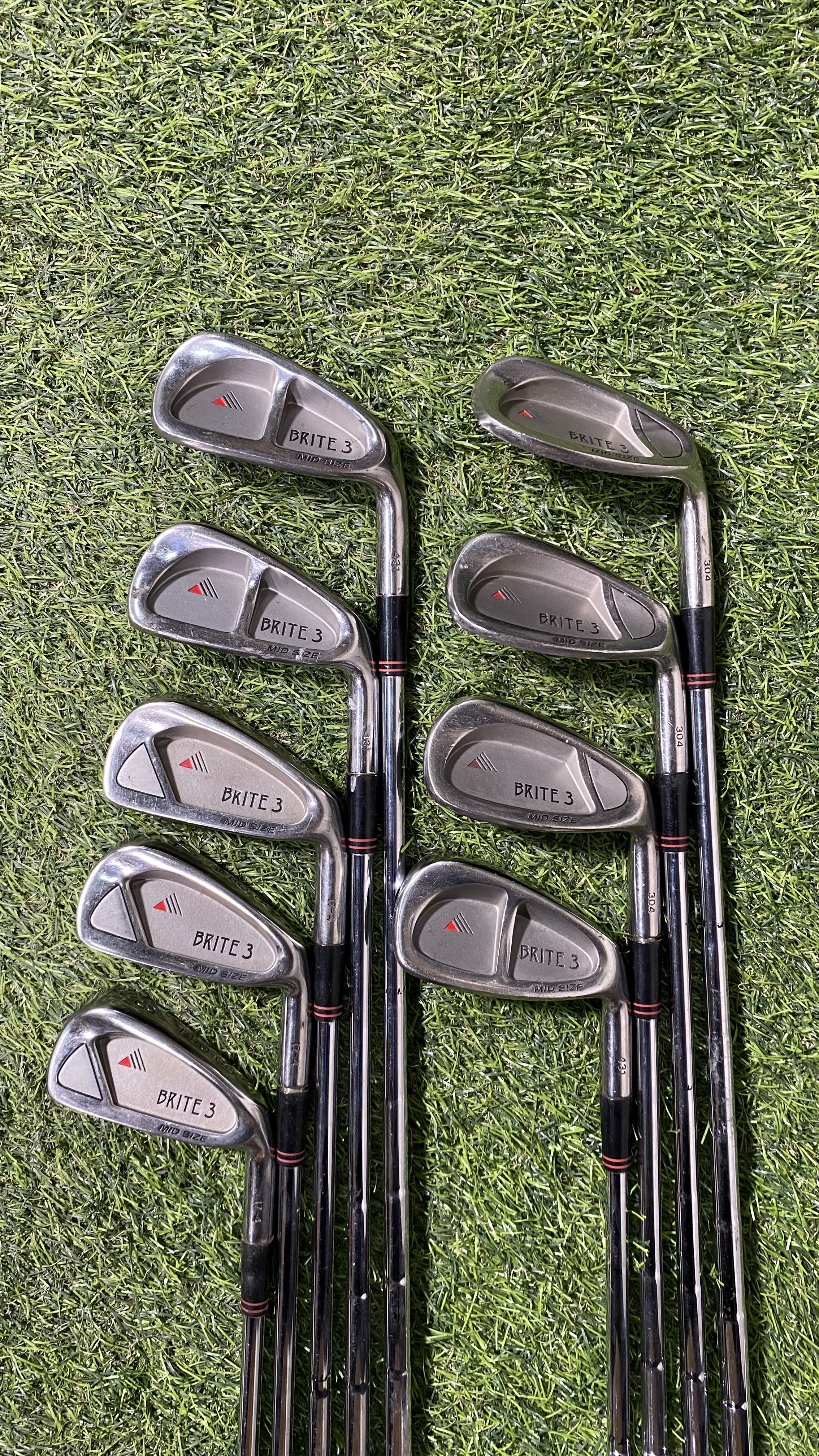 Brite 3 Mid Size Steel Iron Set
