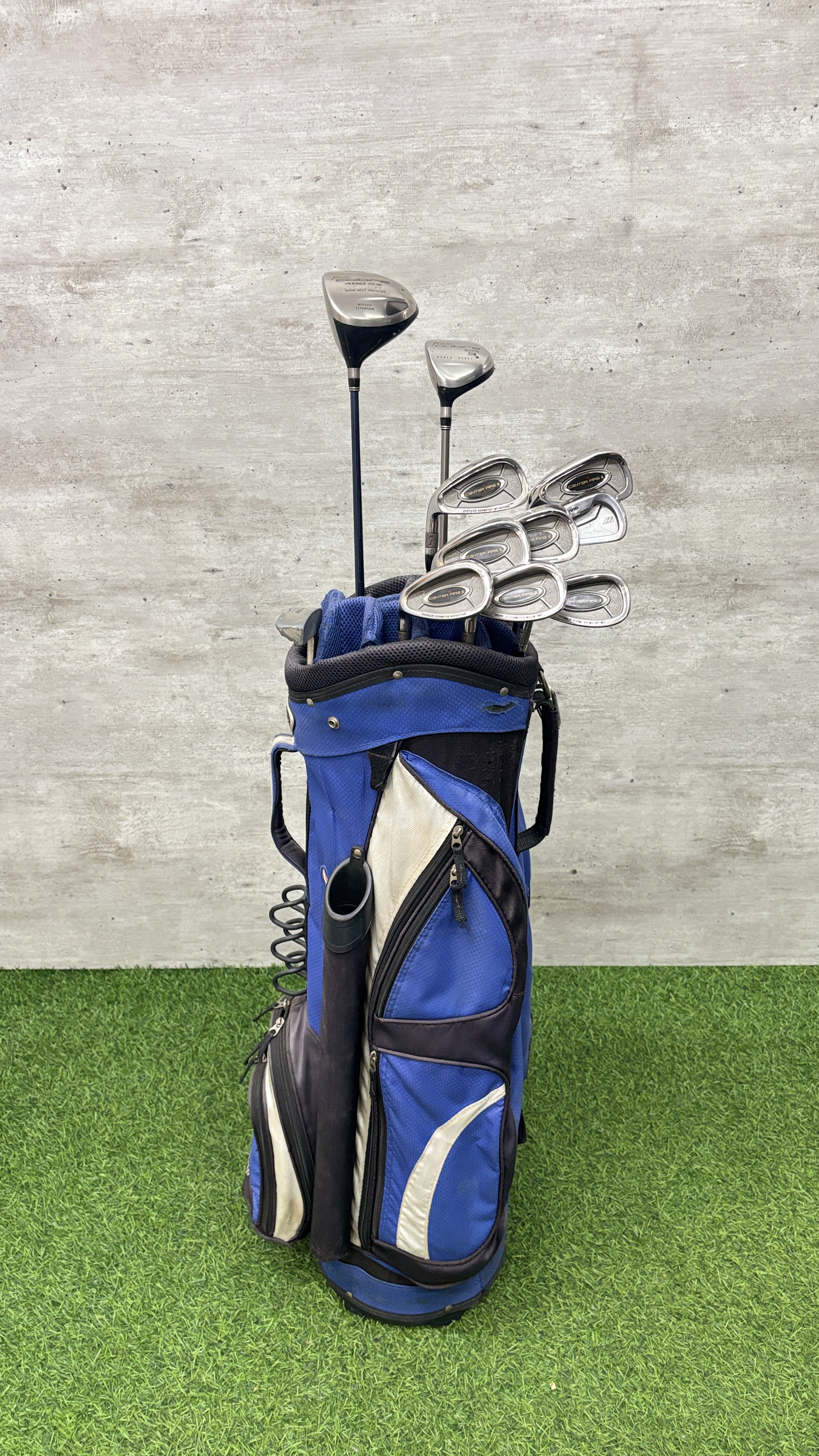 Left Handed Pinseeker Center Fire II Golf Set