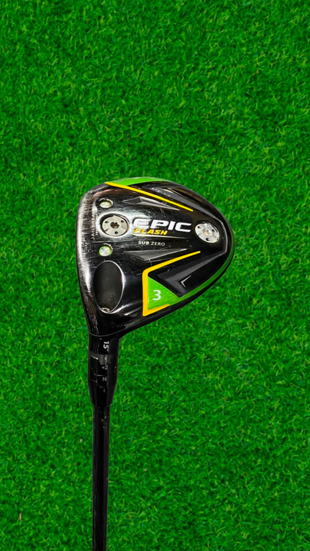 Left Handed Callaway Epic Flash Sub Zero 15° 3-Wood